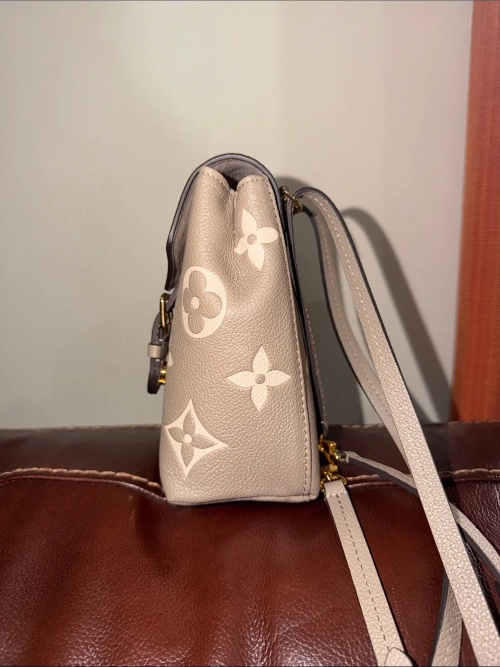 ‼️Authentic Louis Vuitton Empreinte Monogram Gaint Leather Small Backpack